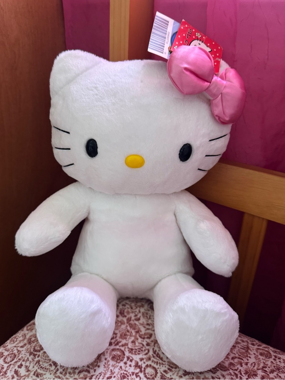 Hello Kitty Build A Bear 2006 Vintage Bab Sanrio Pink Bow Tagged